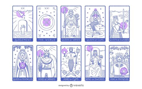 Listado de las cartas de tarot (arcanos mayores y menores)